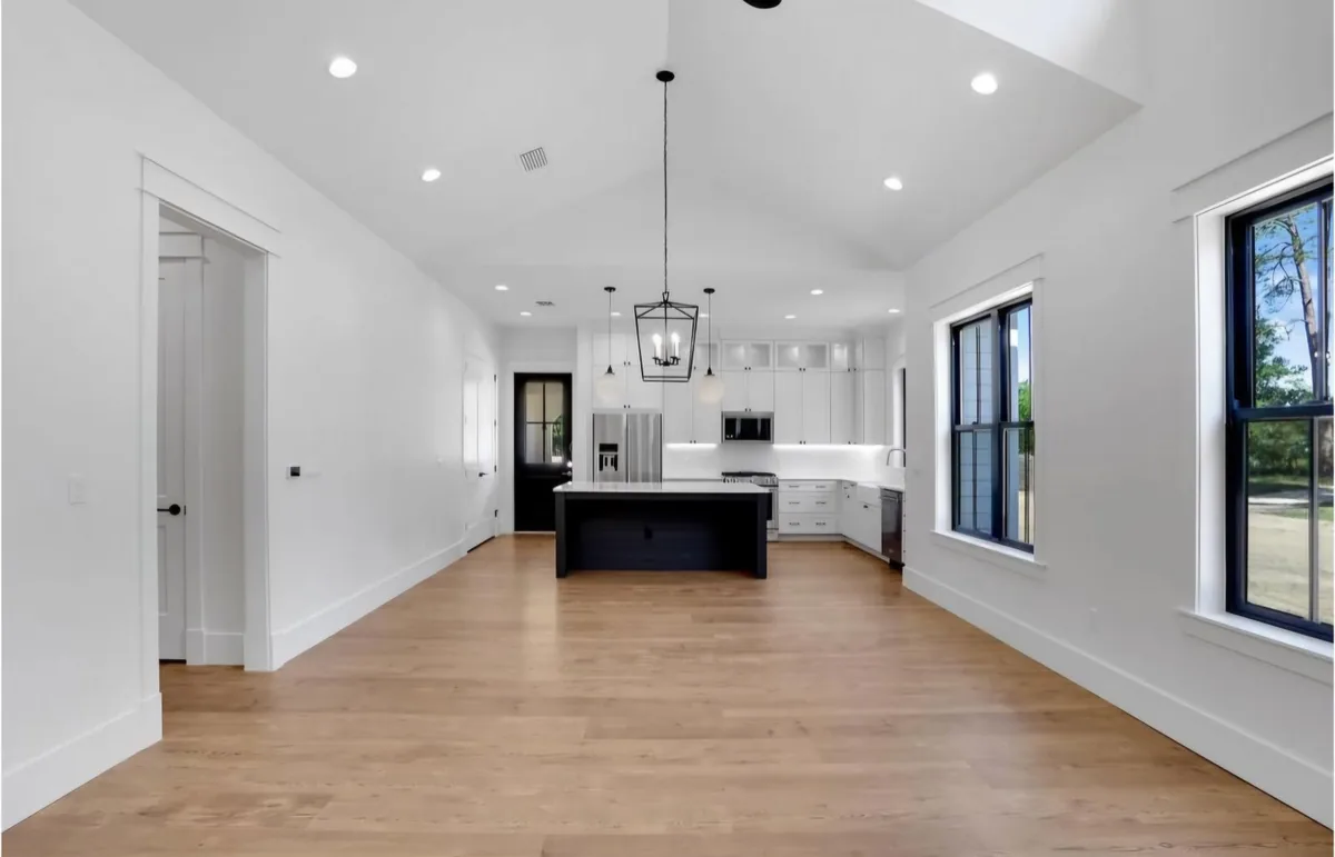 Open-concept kitchen remodel